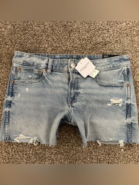 American Eagle Outfitters Low-Rise Denim Shorts